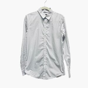 Dsquared2 Button Up Shirt Cotton Polka Dot Print Men’s Size 48‎